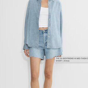 Denim Forum The Ex Boyfriend Hi-rise Denim Short